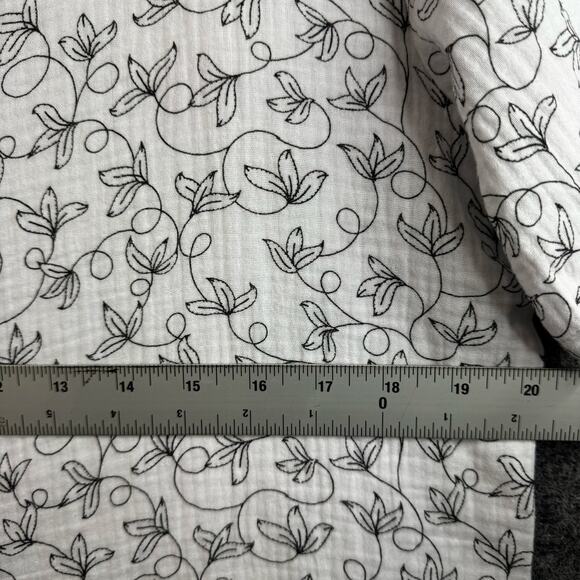 Thomas Sterling Men's Cotton Button Shirt Small Abstract Vine Print NWT - Picture 7 of 9